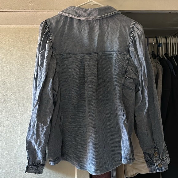 Anthropologie Pilcro Chambray Shacket - Picture 9 of 9